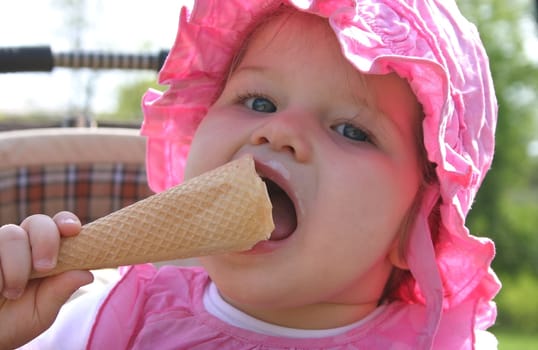 The first ice cream