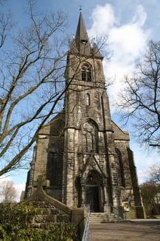 The church,built in the years 1884-1888 on the former bastion "Hessen"" in neo-Gothic style,was dedicated to St. Sturmius,a disciple of St. Boniface."