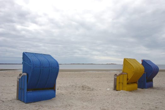 On the beach on the island of Föhr.