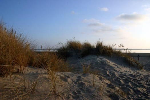 Shortly before sunset on the island of Föhr.