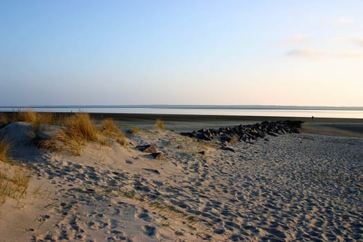 ... on the island of Föhr in the evening.