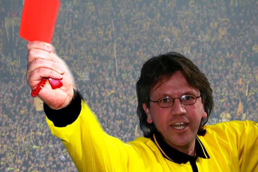 Red in front of Audience II