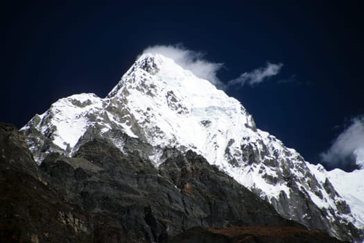 Peaks Langtang Valley Nepal