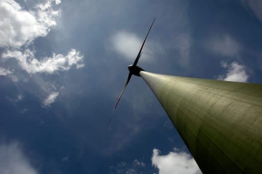 One of the two controversial wind power plants in Freiburg