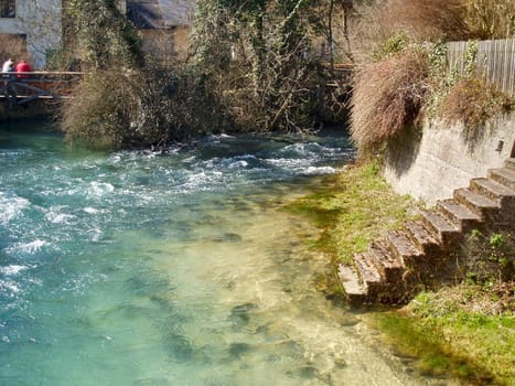 in Blaubeuren at the Blue Pot