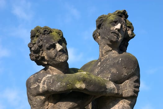 Pair of statues