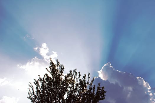 Spring sky in the Sauerland