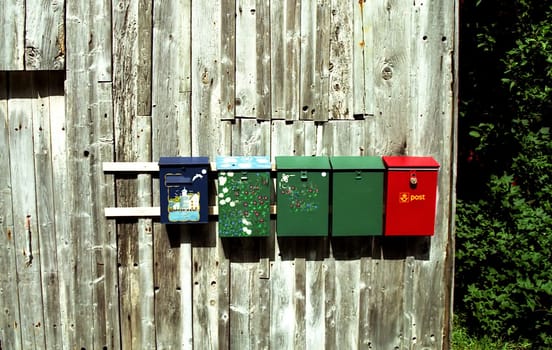 Scan of the negative Norway 2006 - Will not go through because of the name,but I find the Norwegian mailboxes always very well designed!