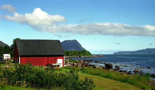 Scan from the negative - Norway 2003......  We were really lucky with the weather for a year,but unfortunately no digital camera yet...!!:-)