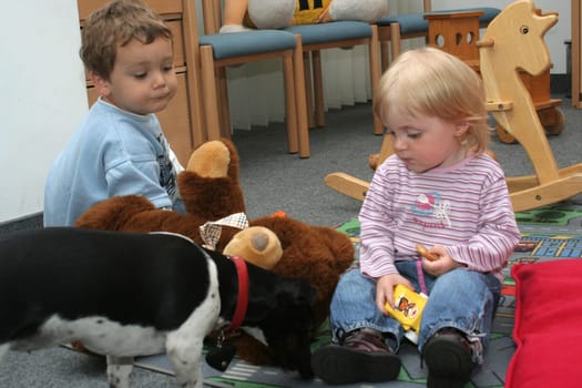 children playing