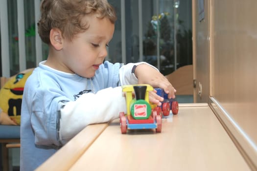 Wooden railway