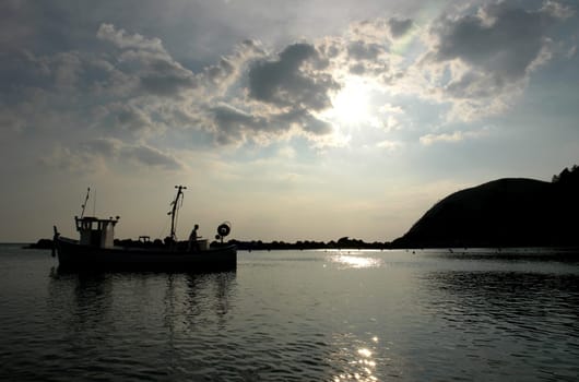 In the port of Levanto
