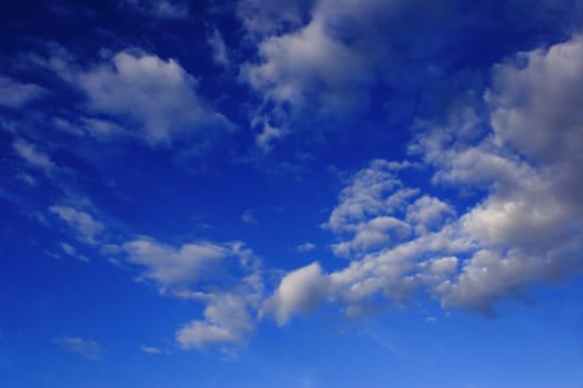 White-blue sky