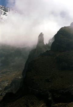 Cloud games at Iztaccihuatl