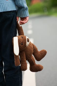 Konstantin's little rabbit's heart jumped,because a little boy came by and took him with him,he had seen him somewhere before,but he couldn't remember exactly where,surely he would take him to Anna-Lena now.