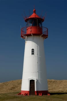 Lighthouse on the island of Sylt,Germany