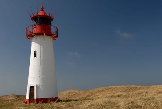 Lighthouse on the island of Sylt,Germany