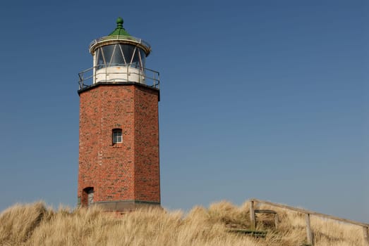 Lighthouse on the island of Sylt,Germany