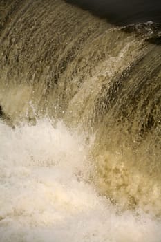 Barrage in the Weser in Hamelin