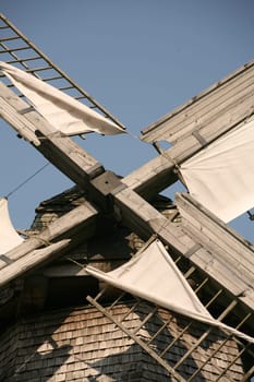 Wing cross of a historic windmill