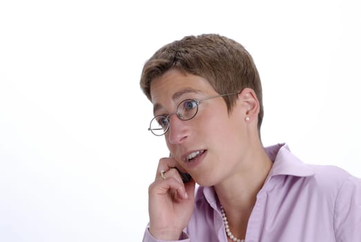 Woman on the phone