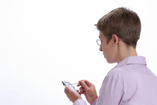 Woman with PDA