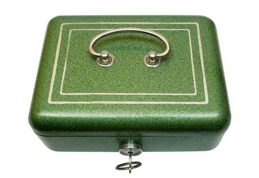 Cash box with clipping path