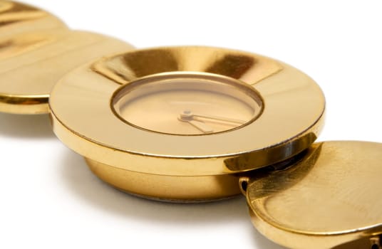 Gold wristwatch