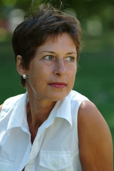 Portrait of a middle-aged woman