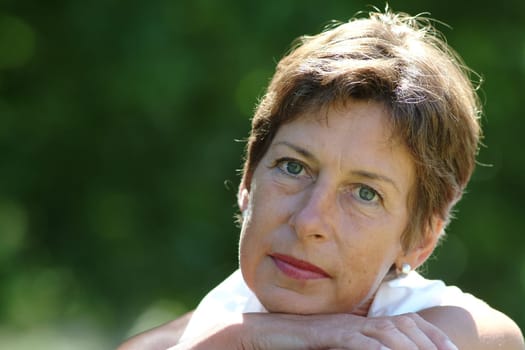 Portrait of a middle-aged woman