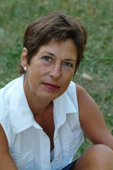 Portrait of a middle-aged woman