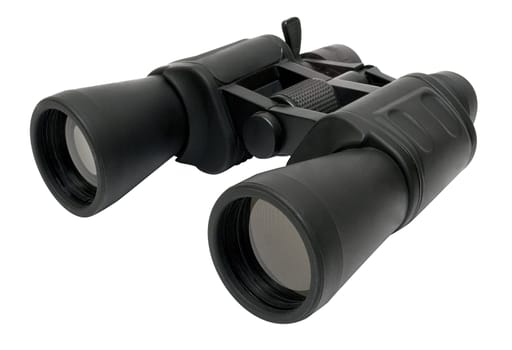 Binoculars with clipping path
