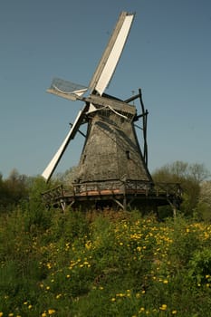 Historic cap windmill in Lipperland - still fully functional!