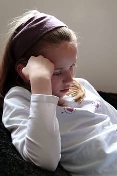 Girl,thoughtful