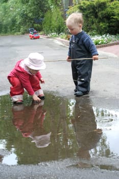 At the puddle