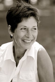 Portrait of a middle-aged woman
