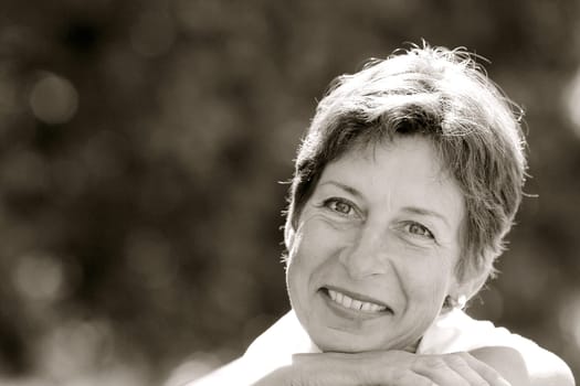 Portrait of a middle-aged woman