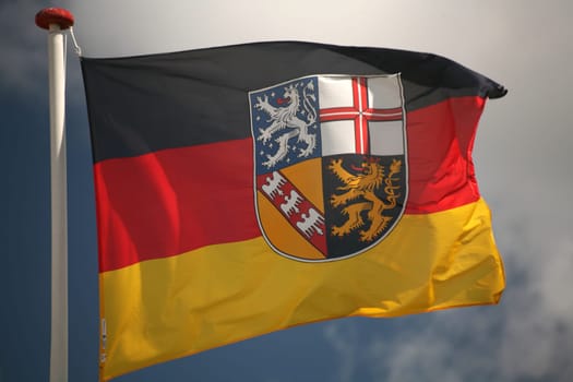 Flag of the German state of Saarland
