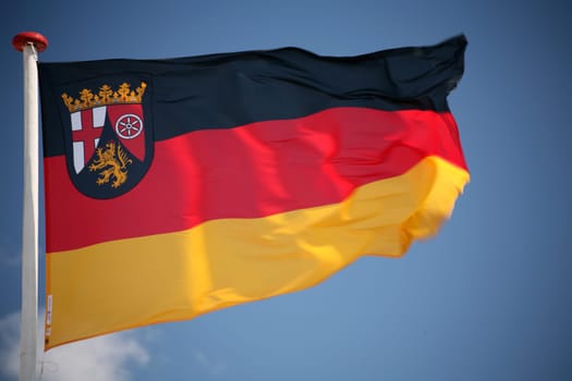 Flag of the German state of Rhineland-Palatinate