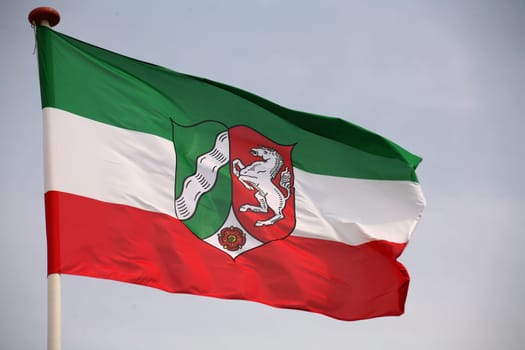 Flag of the German state of North Rhine-Westphalia