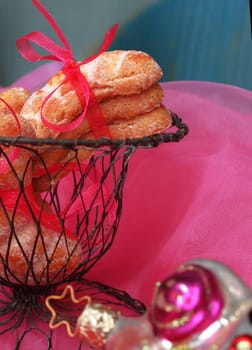 Christmas still life with cookies