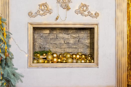 Christmas home decoration background