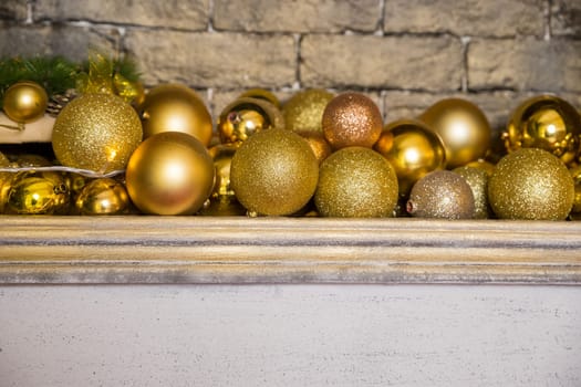 Christmas home decoration background