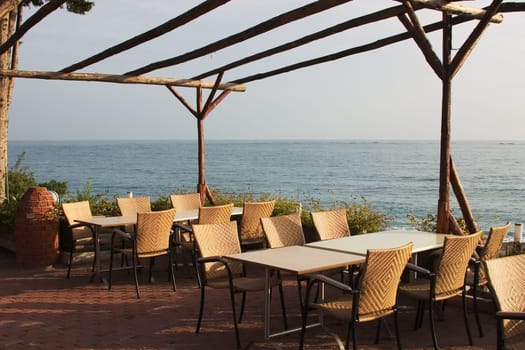 Restaurant by the sea