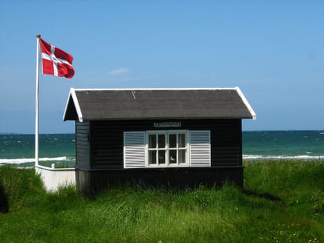 Strandhytten in Denmark - Seacat had shore leave  -)