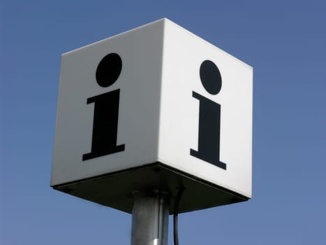 Sign with I - Info Sign