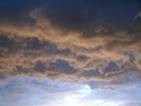 menacing skies