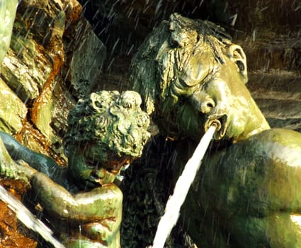 Neptune Fountain at Berlin's Alexanderplatz