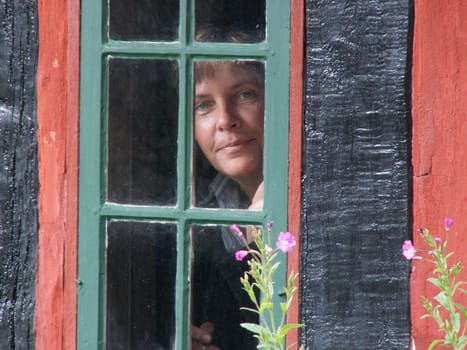 Woman in the window