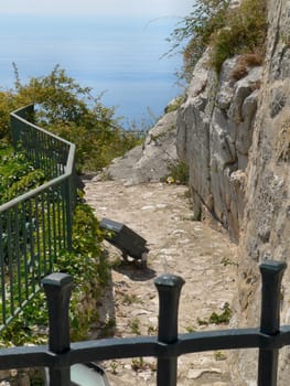 from the castle